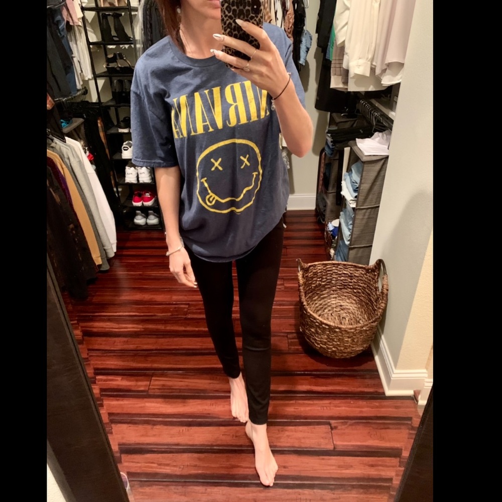 Faux Leather Stripe Legging